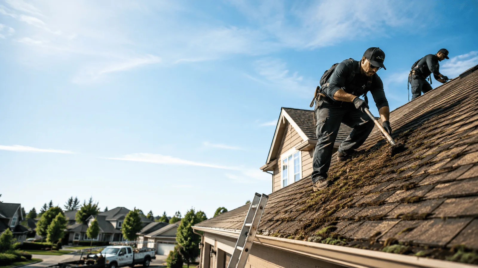 Roof Moss Removal in Middlebury, CT near me